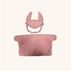 Dækken & Hut til kæphest - Rosa - By Astrup